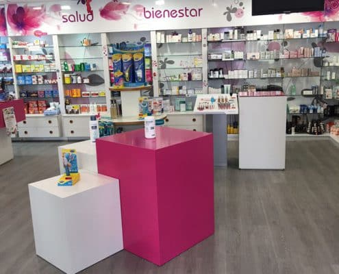 Góndolas para farmacia