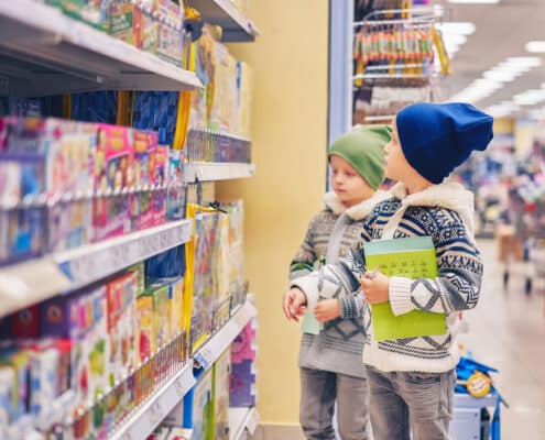 Estanteria para tienda infantil