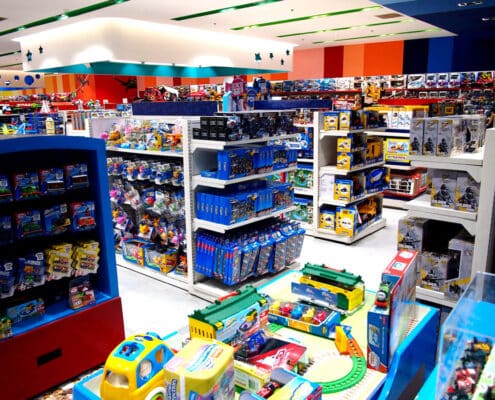 Estanteriay mobiliario para tienda infantil