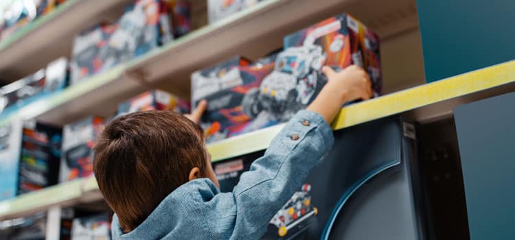 Estanterías para tiendas infantiles