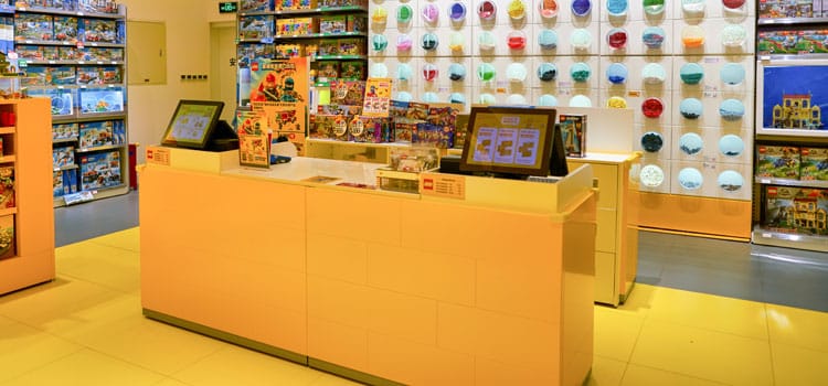 Mostrador para tienda infantil