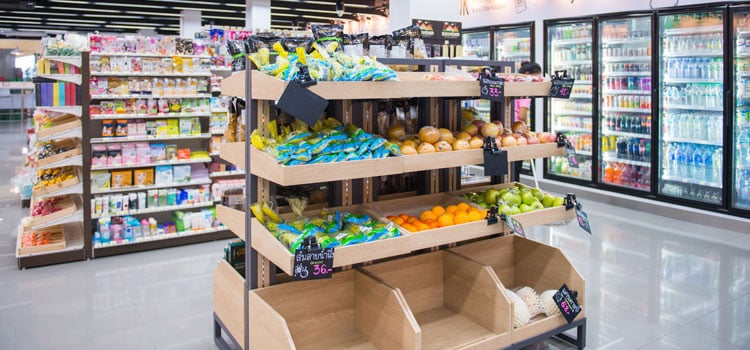 gondolas para tienda de alimentacion
